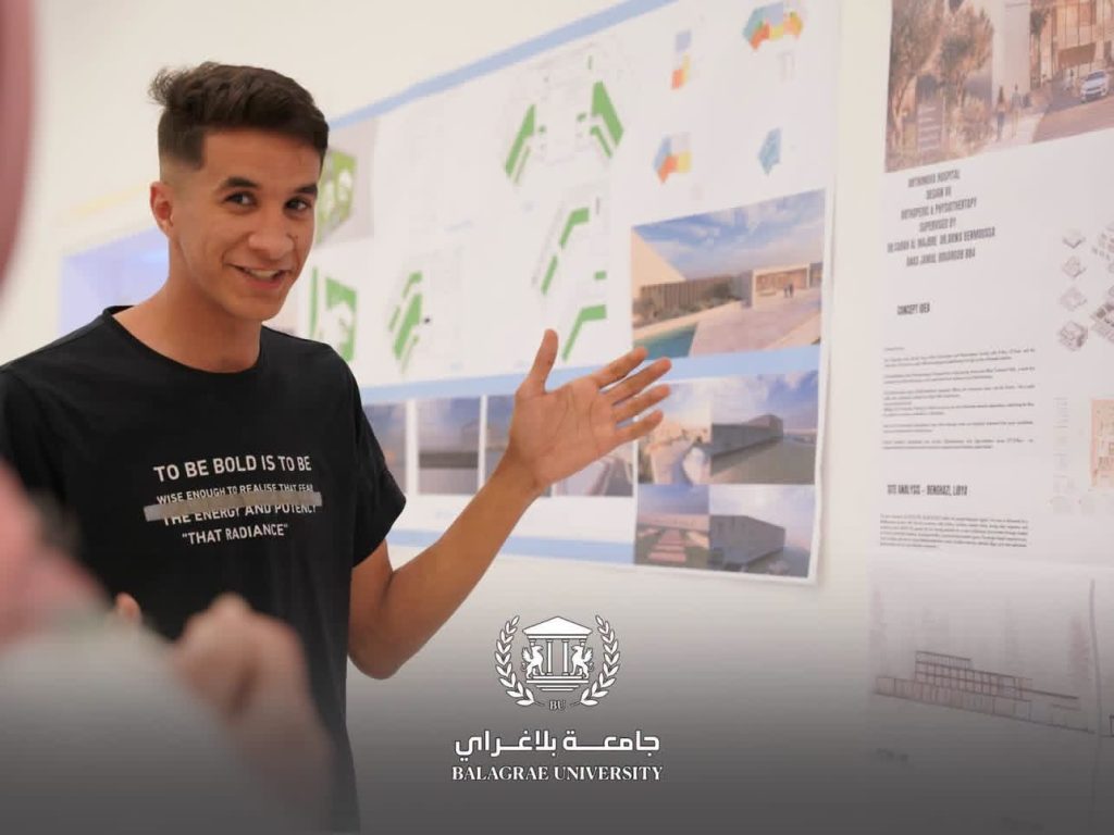 طلبة العمارة يختتمون الفصل الدراسي بمشاريع تصميم مستشفى تخصصي متكاملة